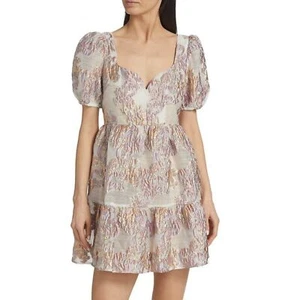 ELLIATT DOLOMITE Short Puff Sleeve Mini Dress NWT Women Dress Size Small - Bild 1 von 8