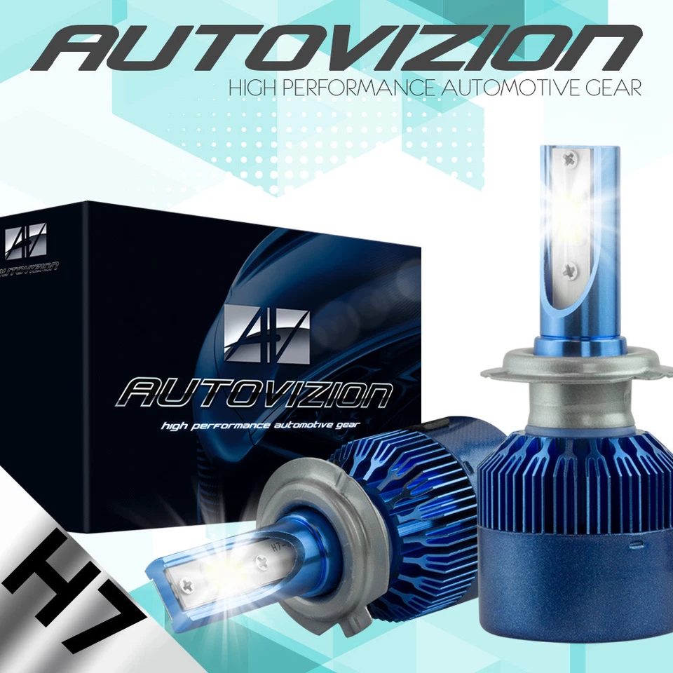 Dual Sides LED H7 Headlight Bulb Kit for Mercedes-Benz C300 B200 C230 C250 C240 - Image 1 of 4