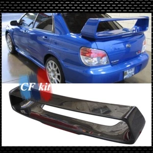 Alerón trasero de fibra de carbono para Subaru Impreza WRX STi 2002-07 labio del maletero - Imagen 1 de 12