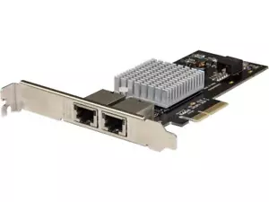 StarTech ST10GPEXNDPI Dual Port Network Card - PCIe 10G / NBASE-T - 5 Speed NIC - Picture 1 of 3