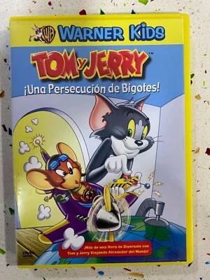 TOM Y JERRY DVD UNA PERSECUCION DE BIGOTES WARNER KIDS AM - Imagen 1 de 3