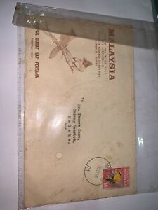 Malaysia 1965 bird definitive   fdc no brochure  only 50 cents stamp