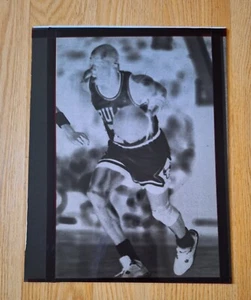 Michael Jordan Black And White 16×12 Negativ - Bild 1 von 2