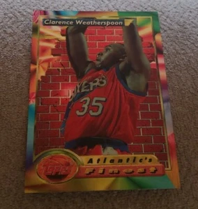 1993-94 Topps Finest Basketball #91 Clarence Witherspoon 76ers from Fresh Pack - Picture 1 of 2
