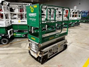 2016 Hybrid HB-1430 14' Electric Scissor Lift Manlift Aerial Platform bidadoo - Picture 1 of 12