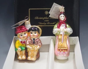 Christopher Radko SUNDAY BRUNCH HANSEL & GRETEL 3 ORNAMENTE L.E.4182/7500 NEU - Bild 1 von 5