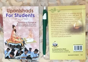 Upanishads for Students BOOKLET 60 pgs 5"x3" English Sanskrit - Picture 1 of 4
