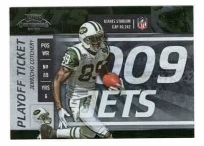 Jerricho Cotchery 2009 Playoff Contenders Playoff Ticket #67 (41/99) - Image 1 of 2