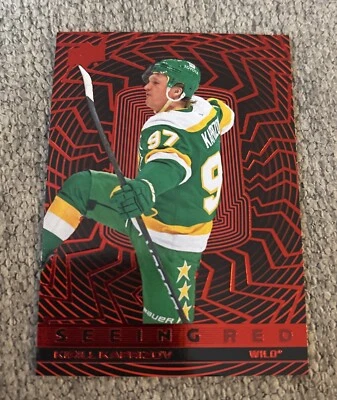 2023-24 Upper Deck Extended Series - Seeing Red SR-87	Kirill Kaprizov	Minnesota  - Image 1 of 2