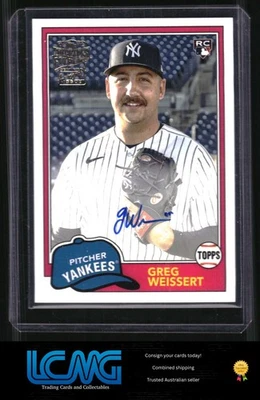 2023 Topps Archives #81FF-GW Greg Weissert Fan Favorites Autographs G4J - Image 1 of 2