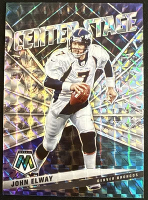 2021 Panini Mosaic #CS30 John Elway Center Stage - Image 1 of 2