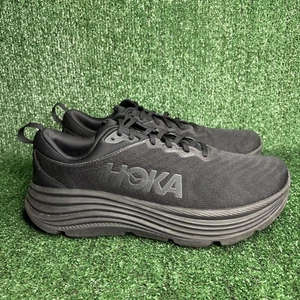 Hoka All Black Schuhe Größe 12 2E Weite Gaviota 5 Running Komfortschuhe - Bild 1 von 12