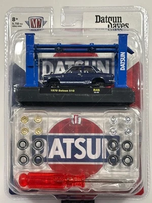 M2 Machines  Model-Kit R46 Datsun Saves #22-09 blue 1970 Datsun 510 - Image 1 of 3