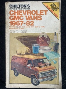 Chilton's Repair & Tune-up Guide Chevrolet GMC Vans 1967-82 Book Free Shipping - Picture 1 of 2