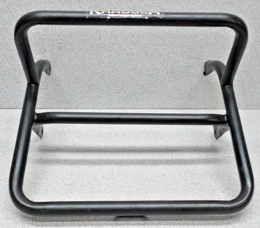 VINTAGE KRAUSER BLACK MOTORCYCLE RACK - Image 1 of 4