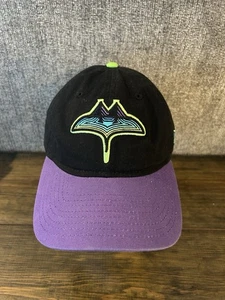 Men's New Era Black Tampa Bay Rays 2024 City Connect 9TWENTY Adjustable Hat - Picture 1 of 6