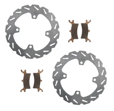 Rotores de freno traseros RipTide y pastillas de freno 2015 Polaris Sportsman 570 Forest Quad Foto 1 de 4