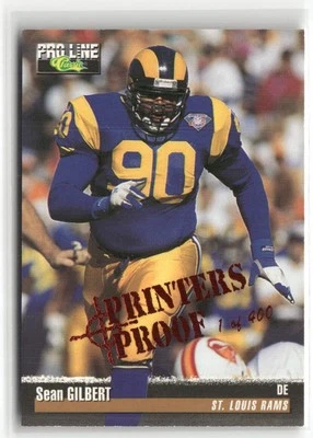 1995 Pro Line #290 Sean Gilbert Printer's Proofs ☘️A29 - Image 1 of 2