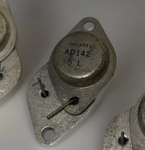 2 Stück/Paar -  AD142 SGS ATES - Germanium Transistoren - NOS Vintage Selten - Bild 1 von 2