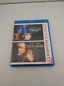 Dont Say a Word/Hide and Seek (Blu-ray Disc, 2012) Double Feature RARE OOP - Picture 1 of 9
