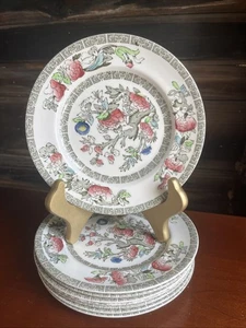 "Juego de 8 platos de postre de pan de 6,3"" Indian Tree vintage Johnson Bros England" - Imagen 1 de 8