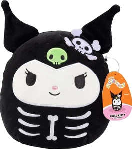 Squishmallows 8" Scheletro Kuromi - Licenza Ufficiale Kellytoy Halloween... - Foto 1 di 4