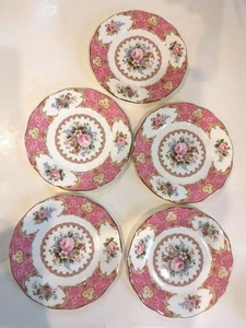 Juego de 5 platos Royal Albert Lady Carlyle 15 cm - Imagen 1 de 10