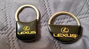 Vintage Lexus Schlüsselanhänger gold/silberfarben 2er Set - Bild 1 von 10