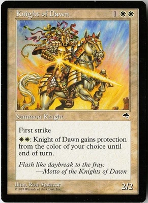 Knight of Dawn Tempest LP MTG - Image 1 of 2