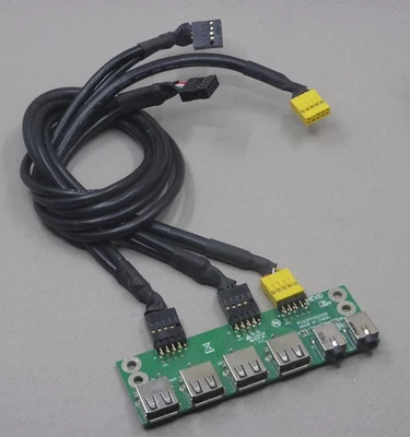 Front IO Blende Panel Fujitsu Esprimo E920 USB Audio S26361-D2915-A30 GS 1 - Bild 1 von 3