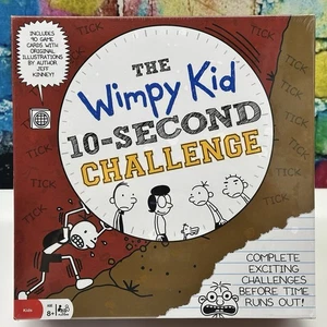 The Wimpy Kid 10-Second Challenge Board Game Illustrations by Jeff Kinney Sealed - Picture 1 of 24