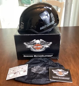 Harley-Davidson Half Helmet w/Retractable Sun Shield 98381-12VM/000S NIB - Picture 1 of 21