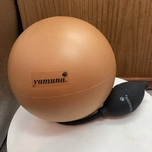 Yamuna Body Rolling Gold Ball with Inflation hand pump.   used  Made In Italy - Picture 1 of 2