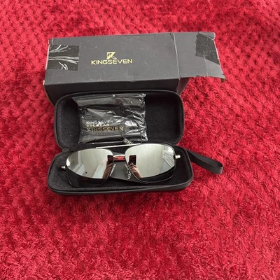 Gafas de sol polarizadas estilo piloto KINGSEVEN, UV400 Foto 1 de 3