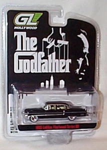 Greenlight 44740-B The Godfather 1955 Cadillac Fleetwood schwarz Maßstab 1:64 NEU - Bild 1 von 2