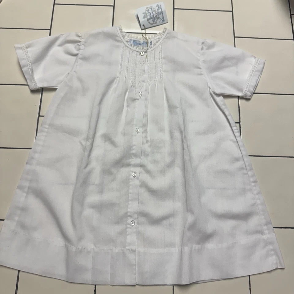 NWT Infants Feltman Bros Dress Size NB White - Image 1 of 4
