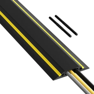 Canalina Pavimento 1,8M Canalette Elettriche Passacavi Calpestabile Passacavo - Foto 1 di 12