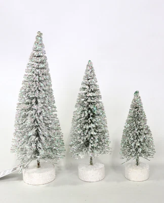 Vickerman 5 /7 /9  White Snow Oval Artificial Christmas Tree  Unlit - Image 1 of 4