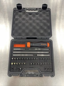 New Snap-on 44pc Orange Ratcheting Soft Screwdriver Master Set SGDMRC44FO C6 - Picture 1 of 15