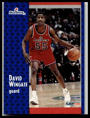 1991-92 Fleer #371 David Wingate - Image 1 of 2