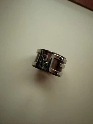 Anillo de acero inoxidable Dolce & Gabbana D&G para hombre talla 8,5  Foto 1 de 3
