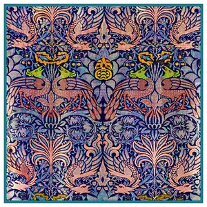William Morris Peacock Dragons Counted Cross Stitch Chart Pattern - Picture 1 of 9