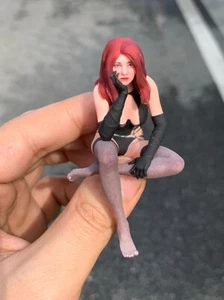 1/16 Silk stockings JK punk Girl Scene Miniature Figure Doll For Car Model Toys - Picture 1 of 21