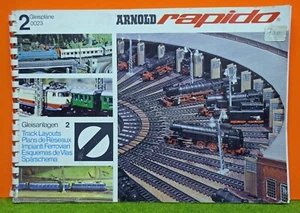 Arnold 0023, Gleispläne 2, Buch 148 Seiten, ungebraucht, leicht beschädigt - Bild 1 von 2