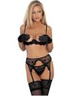 Shirley Of Hollywood Soh-622 Scalloped Embroidery Garterbelt