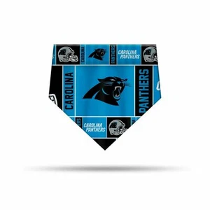 CAROLINA PANTHERS DOG CAT BANDANA PREMIUM OVER COLLAR SMALL MEDIUM LARGE - Picture 1 of 1