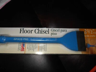 NEW Dasco Pro Floor Chisel 2 1/2" Cut 6 cm Model 472-0 10 in Length - Image 1 of 2