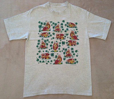 Camisa De Colección 1993 Risque Funny Ladybug Positions Cuatro Hojas Tréboles Coast Trends Foto 1 de 4