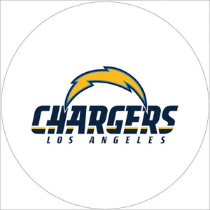 Tortenaufleger Geburtstag Tortenbild Fondant - Oblate NFL Los Angeles Chargers - Imagen 1 de 1