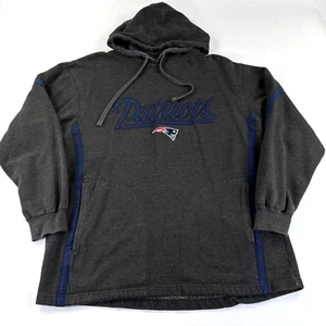 VTG 2001 New England Patriots NFL Hooded Sweatshirt Pullover Hoodie Super Bowl - Picture 1 of 8
